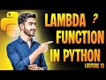 Lambda Function in Python Explained | Python Lecture 13 | Python for Beginners (Codexical)