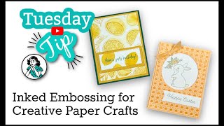 Inking Embossing Folders: How To Guide With Creative Craft Ideas Too