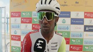 Biniam Girmay - Interview at the start - Stage 1 - Volta ao Algarve em Bicicleta 2025