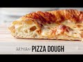 artisan pizza dough- crispy, chewy, bubbly crust