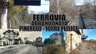 FERROVIA ABBANDONATA PINEROLO - TORRE PELLICE! (La percorro tutta e vi narro la sua storia!)