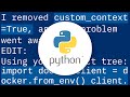 Docker SDK for Python: how to build an image with custom Dockerfile AND custom context