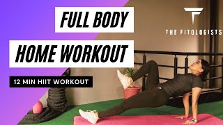 12 MINUTE FULL BODY WORKOUT | NO REPEAT | HOME WORKOUT