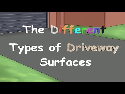 What are the different types of driveway materials?