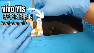 Vivo Y1s lcd Replacement - How to replace vivo Y1s broken  screen