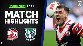 NRL 2024 | Roosters v Warriors | Match Highlights