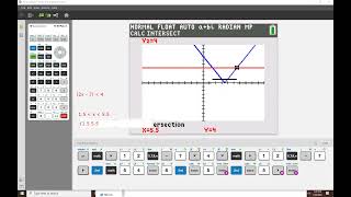 TI-84 Calculator-Solving Absolute Value Inequalities