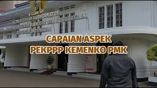 Capaian Aspek PEKPPP (Pemantauan dan Evaluasi Kinerja Penyelenggaraan Pelayanan Publik) Kemenko PMK