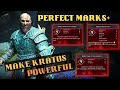 How To Make Kratos More Powerful - 3 Strong Perfect Mark +| Tyr+ Ancient+ Traveler+| God Of War 4