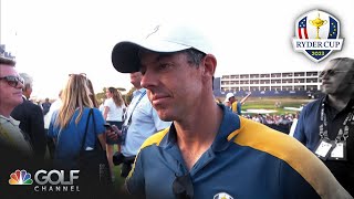 Rory McIlroy: Ryder Cup is 'the pinnacle' of golf | 2023 Ryder Cup Highlights | Golf Channel