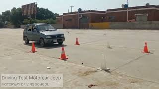 License Trial. Motorcar Jeep Test in Pakistan punjab