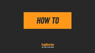 How to Fit a Halfords 1 Bike Rear Mounted Bike Rack