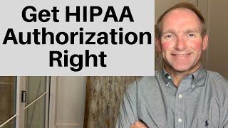 Getting The HIPAA Authorization Right