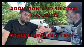 Josh talks about addiction suicidal thoughts and homelessness