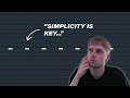 Is Simplicity Key Into Making Beats?