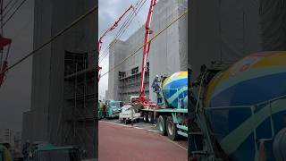 Working scene such as ready-mixed concrete pump putzmeister EVERDIGM