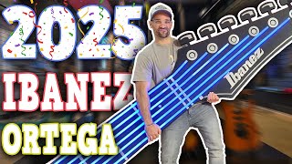 2025-ös IBANEZ és ORTEGA újdonságok // BRUTÁLIS GITÁROK!!!🤯🎸