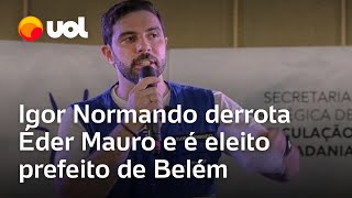 Eleição em Belém: Igor Normando derrota Éder Mauro e é eleito prefeito da capital do Pará; resultado