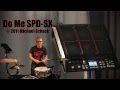 SPD-SX + acoustic drums 