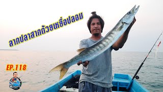 ล่าปลาสาก ด้วยเหยื่อปลอม Barracuda huntWith fake bait l อ้วนพรางทะเลบูรพา EP.118