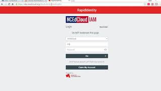 Logging to NCEdCloud and Canvas Video