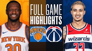 KNICKS at WIZARDS | FULL GAME HIGHLIGHTS | January 6, 2024
