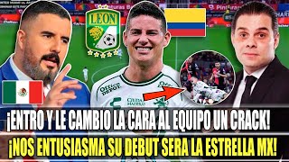 ¡JERARQUIA PURA! NARRADORES MEXICANOS EMOCIONADOS CON EL DEBUT DE JAMES RODRIGUEZ CON EL LEON FC.