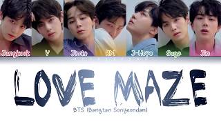 Bts 방탄소년단 Love Maze Color Coded Lyrics Han Rom Eng