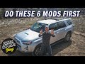 Start Here: Toyota 4Runner Top Six Mods/Accessories To Do First!