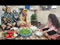 The old way of pickling beans! Grandma cooking Delicious Beans Pilaf In The Village