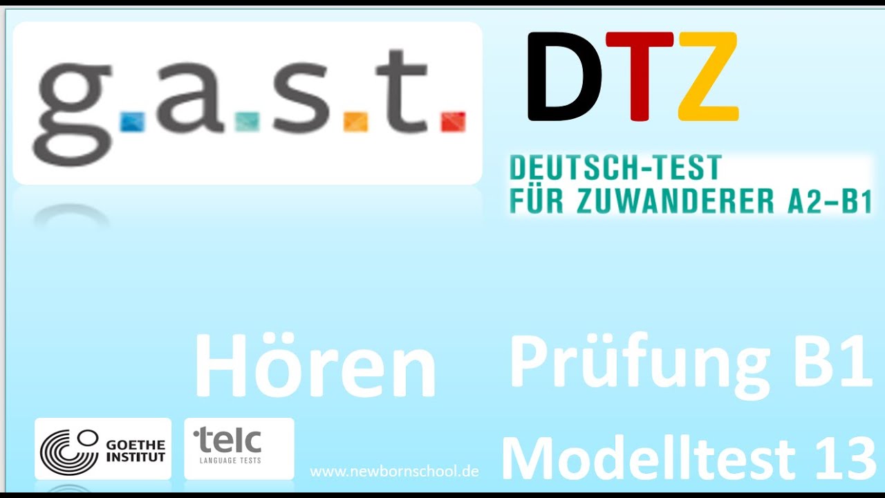 Dtz New Logo G A S T Dtz B1 Hören Prüfungen B1 Neu 2024