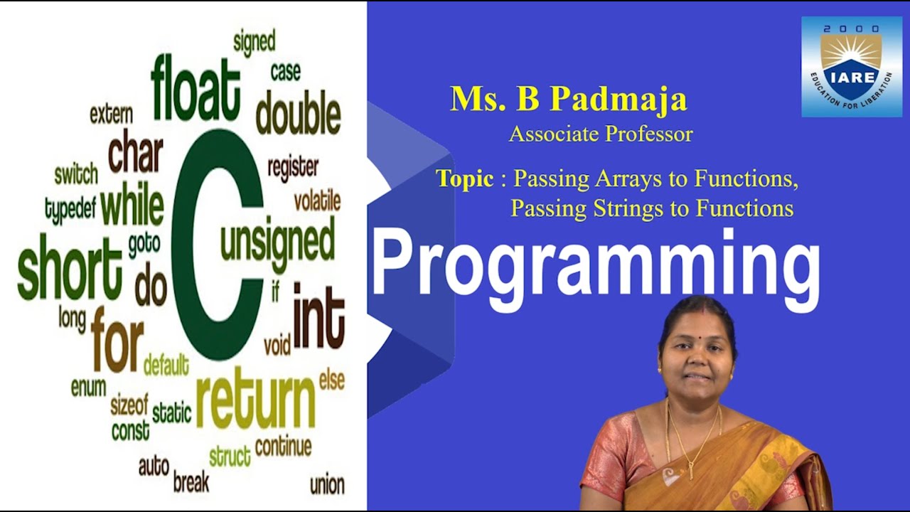 Passing Arrays To Functions, Passing Strings To Functions By Ms. B ...