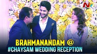 Brahmanandam @#ChaySam Wedding Reception || Naga Chaitanya, Samantha Akkineni Reception