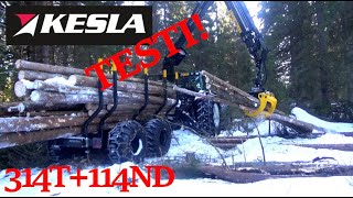 EKA Kuorma - KESLA 314T+114 ND Metsäkärrypaketti