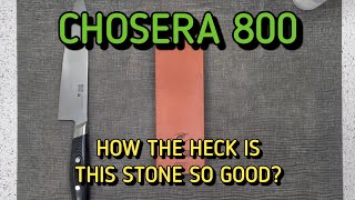 Naniwa Chosera (Professional) 800, How the Heck can it be this good?? (Knives and Sharpening)