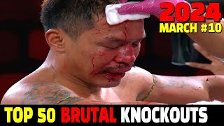 Top 50 Knockouts of MARCH 2024 #10 (MUAY THAI•KICKBOXING•MMA•BOXING)