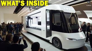 2025 Tesla MOTORHOME LEAKED, Elon Musk Unveils Concept Design, Production Plan \u0026 Insane Features