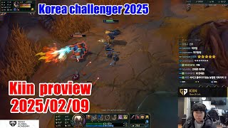 Kiin proview 2025/02/09 pantheon gangplank jayce Korea challenger | Kiin 第一视角