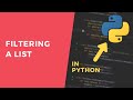 Filtering a List in Python - 1 Minute Tutorial #shorts