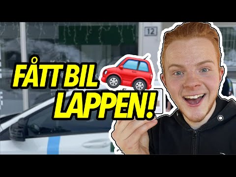 ENDELIG FÅTT BIL LAPPEN!😃🚗 - YouTube