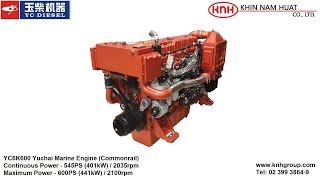 Yuchai Marine Engine YC6K600 - Oceanic Blue Diving Boat (Phuket)