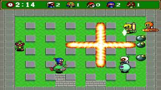 Gameplay Super Bomberman 4 Battle de 5 jogadores - Snes Multiplayer online