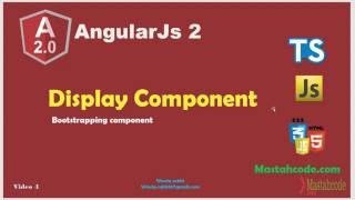 AngularJS 2 - display component (bootstrapping component)