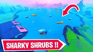 voici sharky shrubs un nouveau lieu de la saison 8 sur fortnite - fortnite nouveau vehicule saison 8