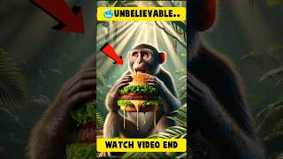 🍔 The Burger Party in Jungle | Supper Funny | #funny #shorts #viralvideo #cat #shortsfeed