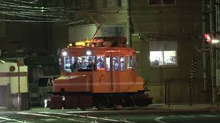 札幌市電　雪23号車　本線試運転