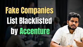 Fake Companies List Blacklisted by Accenture | CYCSOFT