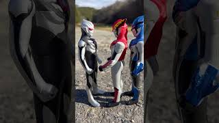 【ULTRAMAN】ウルトラマンR/B(ルーブ)のドミノ倒し #shorts