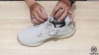 TheMixTV | Hướng dẫn thắt dây giày Yeezy 350 kiểu KAWS độc đáo và lạ mắt.