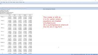 Eviews - 9 - Johanson VECM Model Estimation and Diagnostics